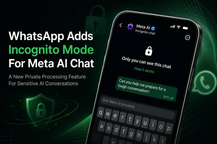 WhatsApp Adds Incognito Mode For Meta AI Chat