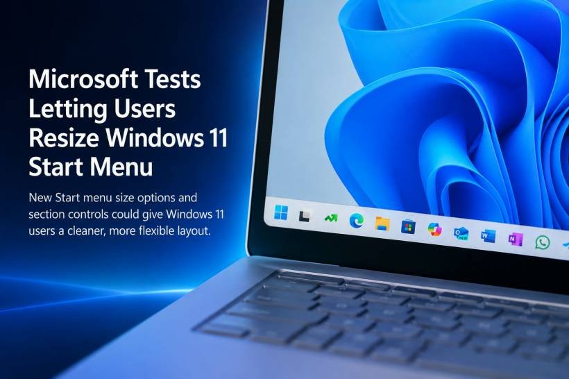 Microsoft Is Testing A Resizable Windows 11 Start Menu
