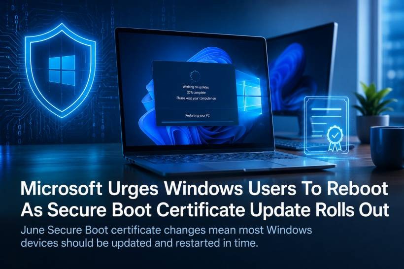 MicrosoftUrgesWindowsUsersToRebootSecureBootUpdate