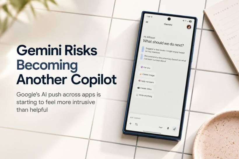 Gemini Risks Becoming Another Copilot If Google Pushes AI Too Hard