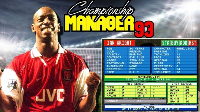 Championship Manager 93: A Classic Football Management Game Built Around Tactics, Transfers, And Long-Term Club Control