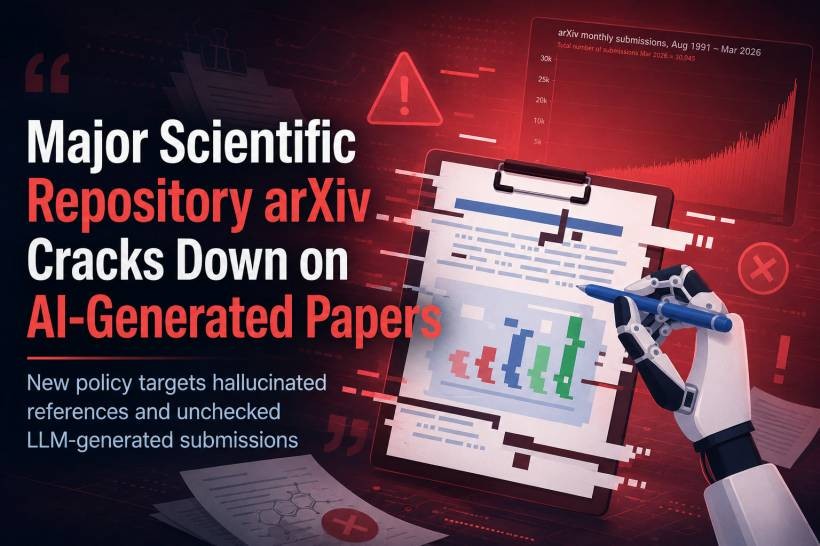 MajorScientificRepositoryarXivCracksDownAIGeneratedPapers