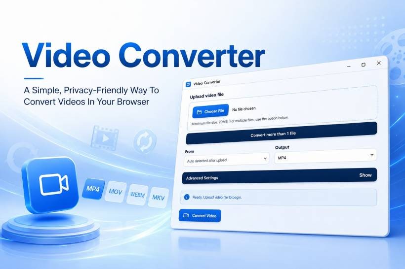 Video Converter: A Simple Privacy-Friendly Way To Convert Videos In Your Browser