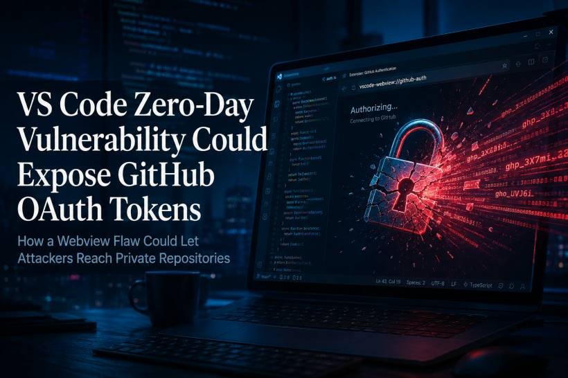 VS Code Zero-Day Vulnerability Could Expose GitHub OAuth Tokens
