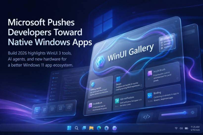Microsoft Wants Developers to Build Real Native Windows Apps Again