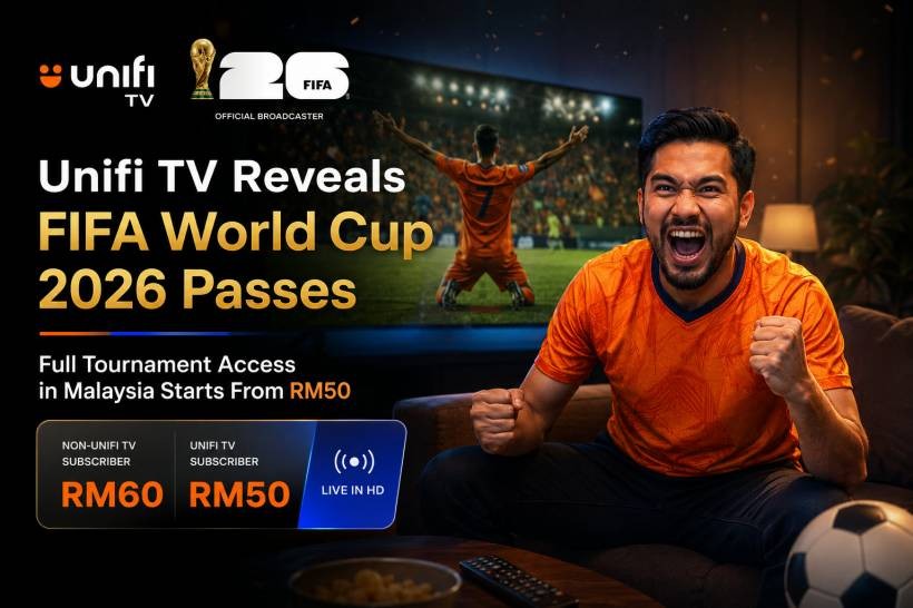 Unifi TV Announces FIFA World Cup 2026 Passes in Malaysia, Starting From RM50