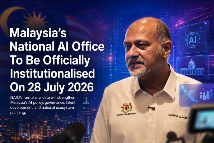 Malaysia’s National AI Office To Be Officially Institutionalised On 28 July 2026