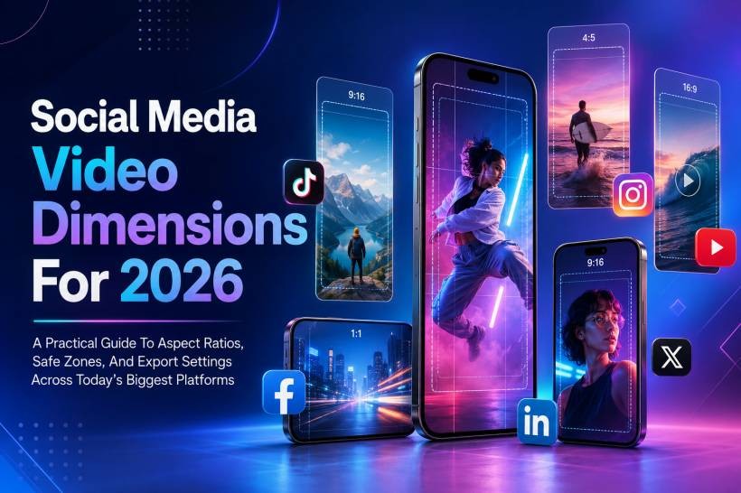Social Media Video Dimensions For 2026: A Practical Guide For Better Reach And Cleaner Uploads