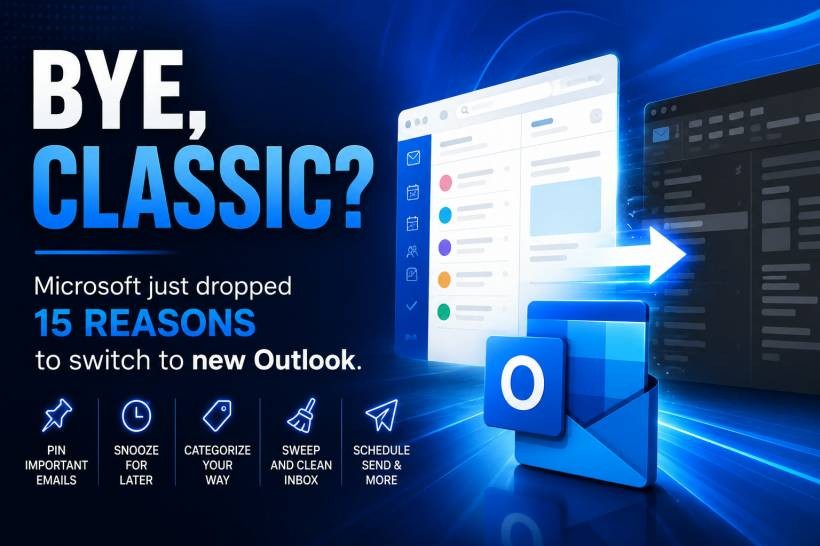 MicrosoftDropsNewOutlookFeatuersAndLook
