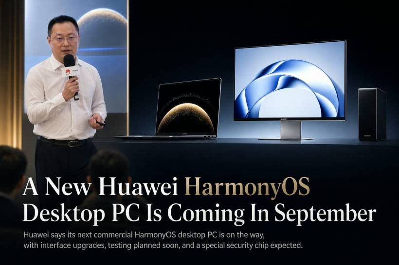 Huawei Plans New HarmonyOS Desktop PC Launch For September