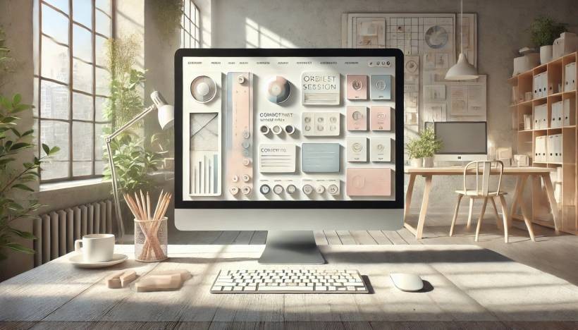 Simple Elegant Website Design for Best Interaction