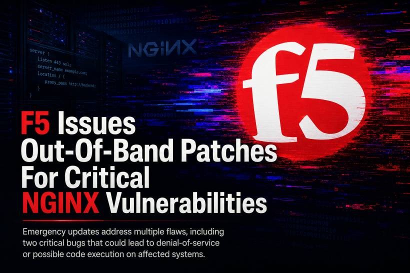 F5 Releases Emergency NGINX Updates To Fix Critical Security Vulnerabilities