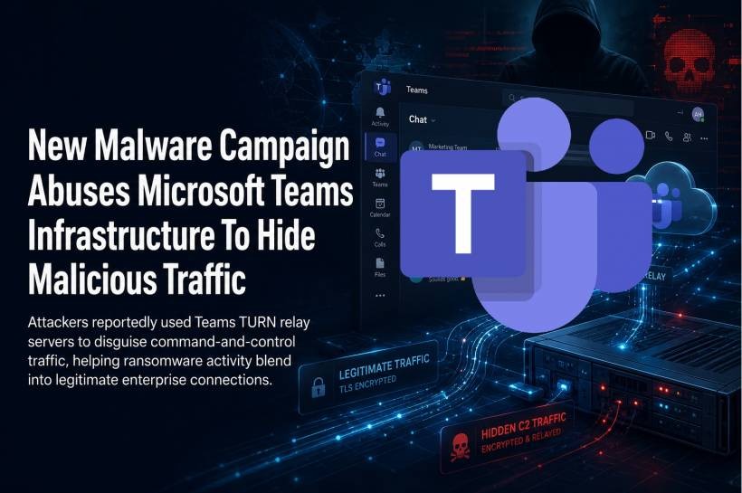 New Malware Campaign Abuses Microsoft Teams Infrastructure To Hide Malicious Traffic