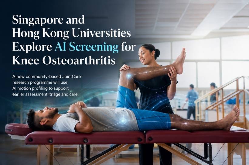 Singapore and Hong Kong Universities Explore AI Screening for Knee Osteoarthritis in the Community