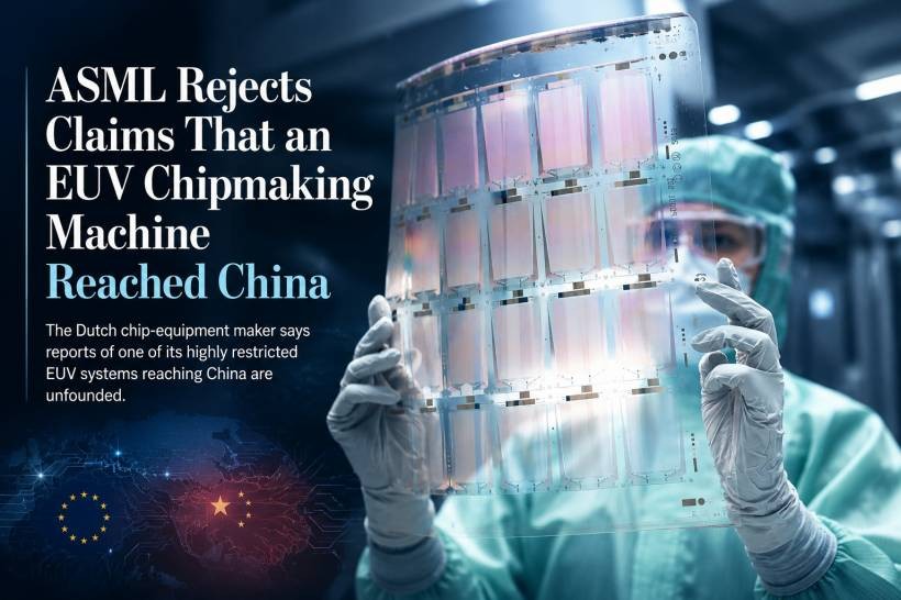 ASML Rejects Claims That an EUV Chipmaking Machine Reached China