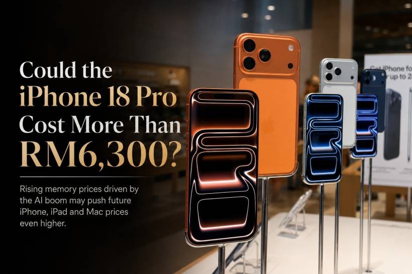 Could the iPhone 18 Pro Cost More Than RM6,300? Rising Memory Prices May Push Premium Phones Higher