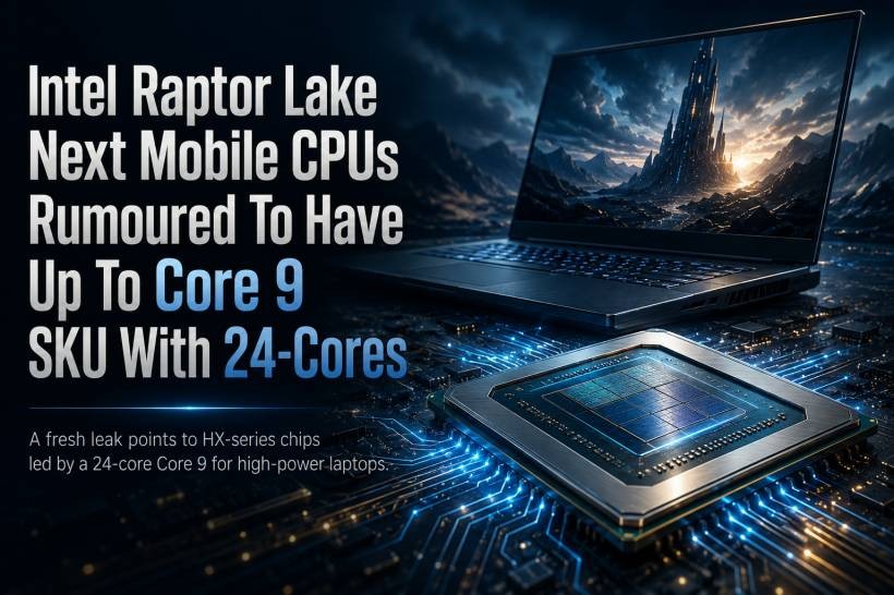 Intel’s Raptor Lake Next Could Bring 24-Core Power Back to High-End Laptops