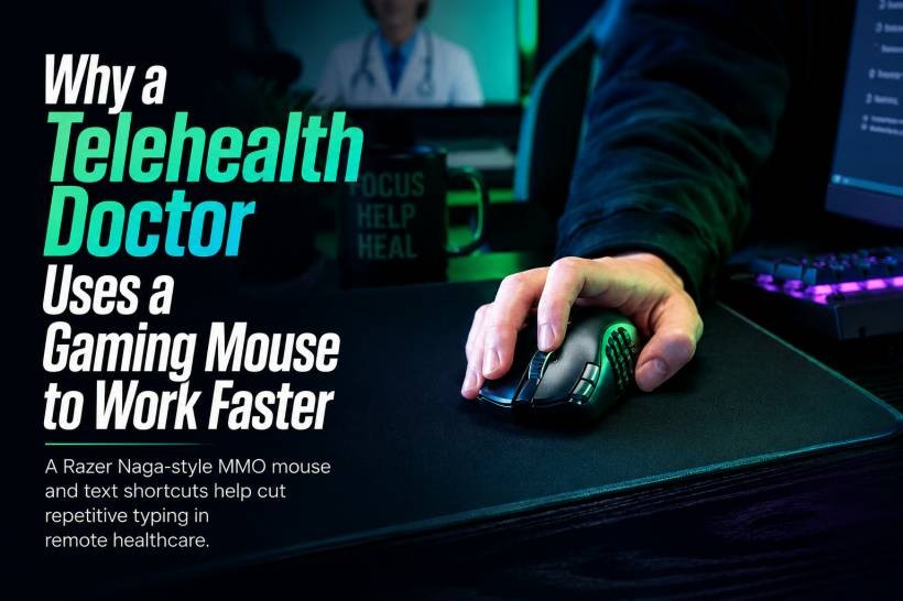 Why a Telehealth Doctor Uses a Gaming Mouse to Work Faster