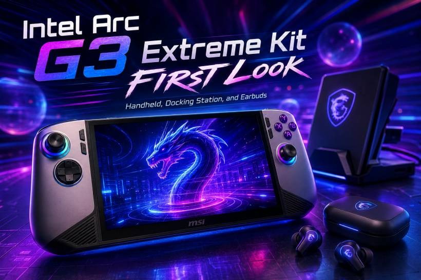 Intel Arc G3 Extreme Reviewer Kit: A Closer Look at the Handheld, Accessories and What Comes Next
