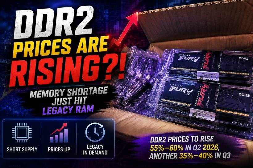 DDR2 Memory Is Getting More Expensive, and That Says a Lot About Today’s RAM Shortage