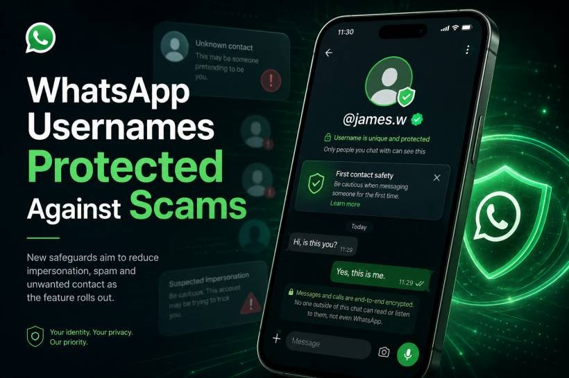 WhatsApp Says Usernames Will Include Built-In Protection Against Scams and Impersonation