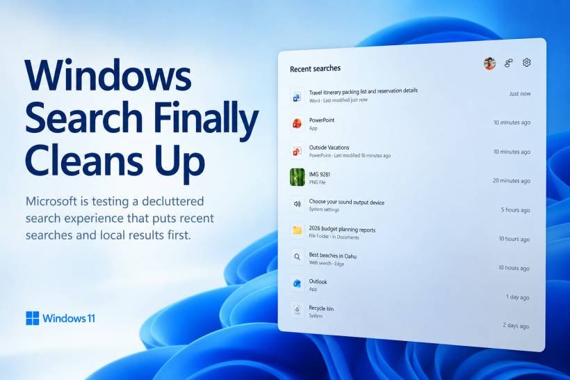 Windows Search May Finally Stop Feeling Like an Ad Billboard