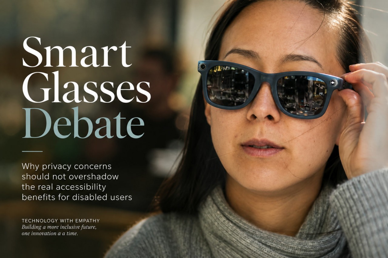 Smart Glasses Privacy Debate Risks Overlooking Their Value for Disabled Users