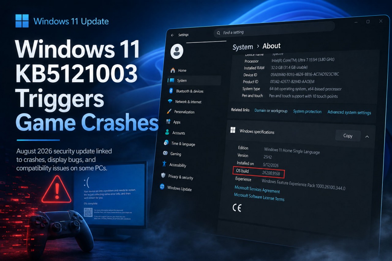 Windows 11 KB5121003 Is Causing Game Crashes and Other Problems on Some PCs