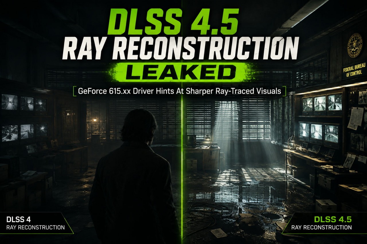 NVIDIA GeForce 615.xx Driver Leak Points to DLSS 4.5 Ray Reconstruction Launch