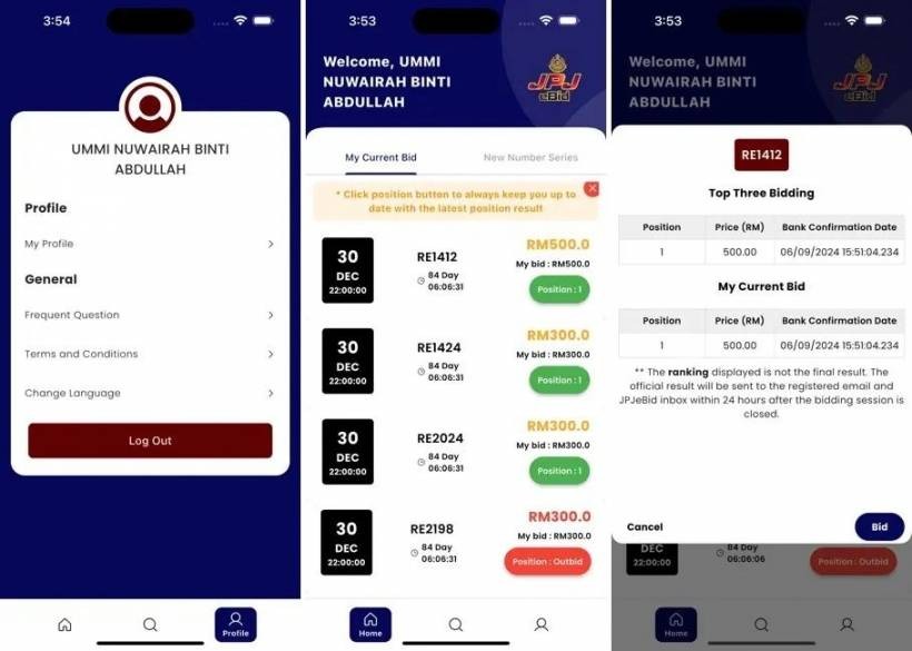 JPJ Unveils Upgraded E-Bidding App with Enhanced Features