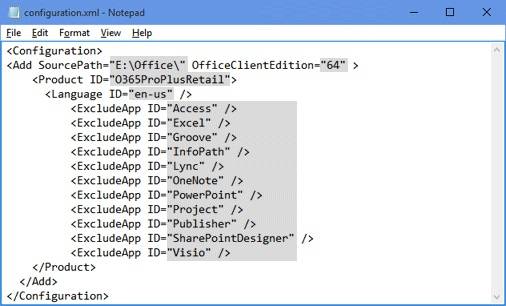 Config configuration file. XML configuration file. Office 2016 deployment Tool. Office XML Handler. Команда Alter config что означает.