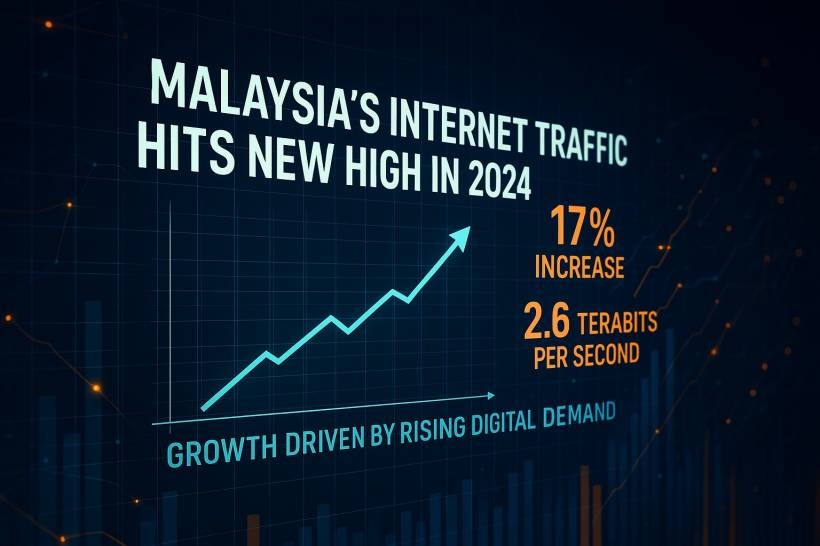 Malaysia’s Internet Traffic Hits New High in 2024, Driven by Digital Growth