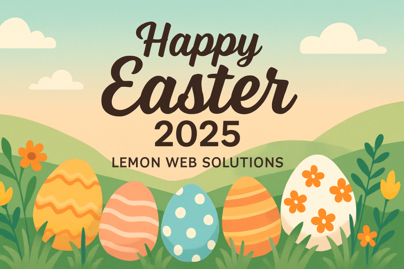 Happy Easter 2025 from Lemon Web Solutions