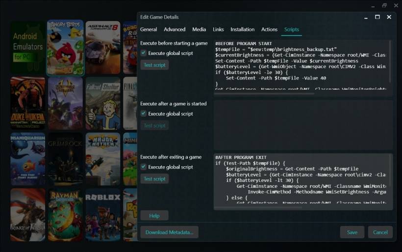 Automatically Adjust Brightness for Gaming with PowerShell
