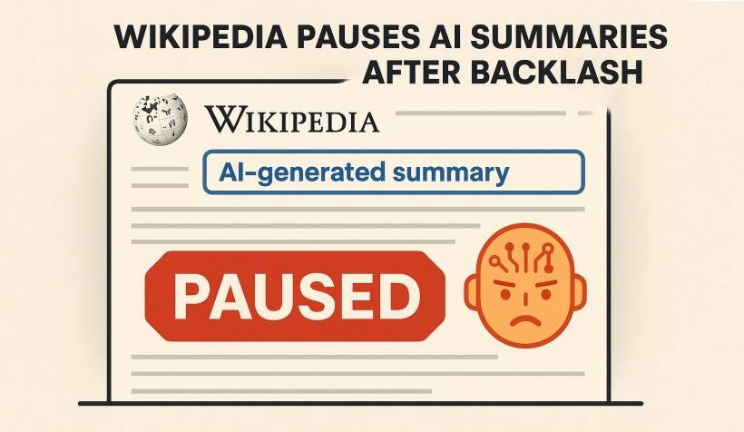Wikipedia's AI Summaries Face Major Backlash – Trial Paused Amid Editor Uproar