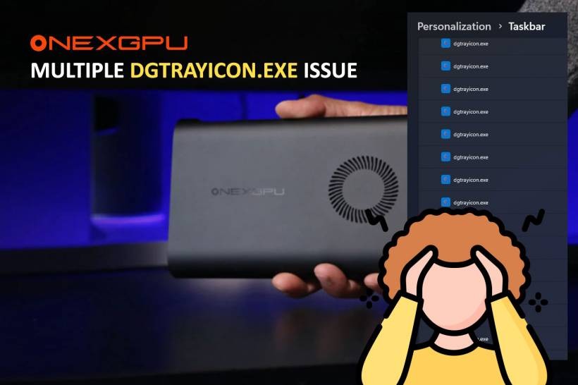 How To Fix the dgtrayicon.exe Flooding Issue on Windows 11 with OnexGPU