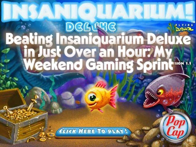 Beating Insaniquarium Deluxe in Just Over an Hour: My Weekend Gaming Sprint