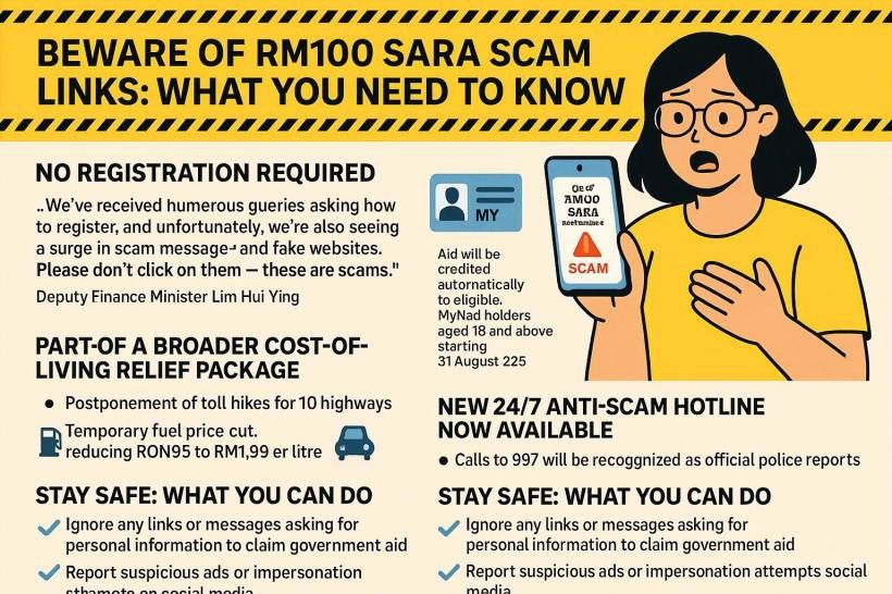 Beware of RM100 SARA Scam Links: What You Need to Know