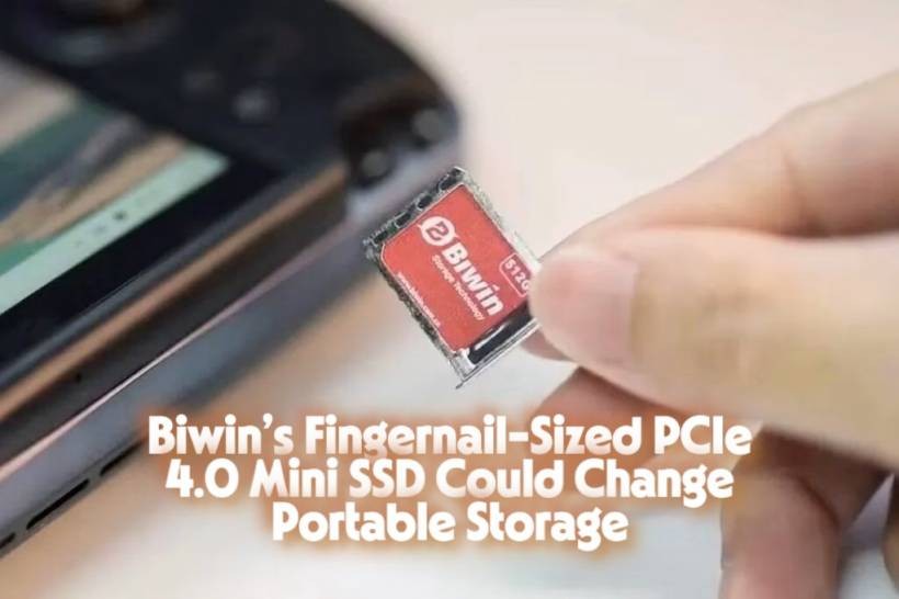 Biwin’s Fingernail-Sized PCIe 4.0 Mini SSD Could Change Portable Storage