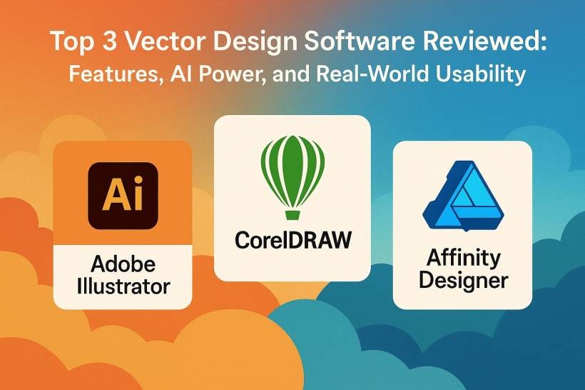 Top 3 Vector Design Software Reviewed: Features, AI Power, and Real-World Usability