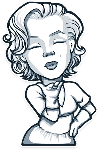 Download Fun Historical & Cultural Caricature Stickers (PNG)