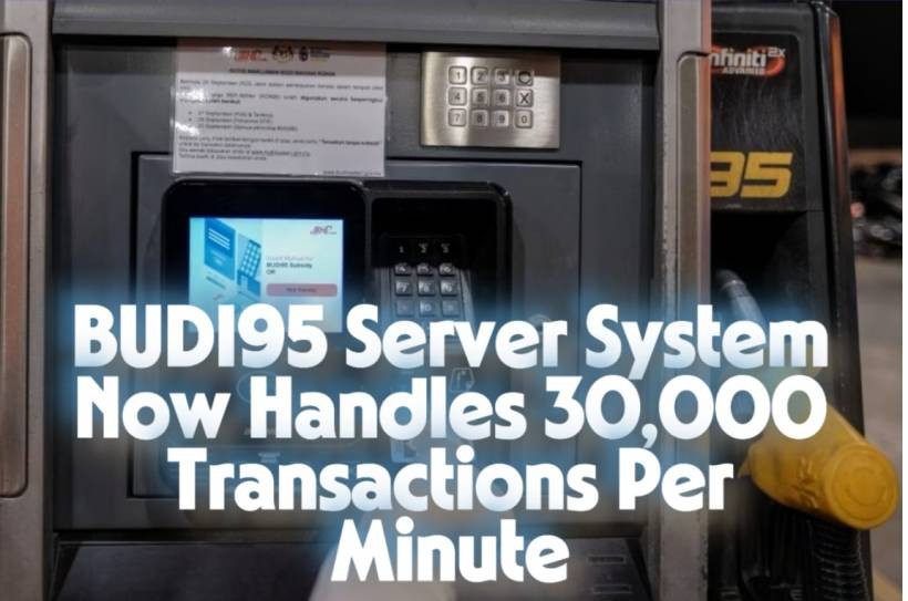 BUDI95 Server System Now Handles 30,000 Transactions Per Minute