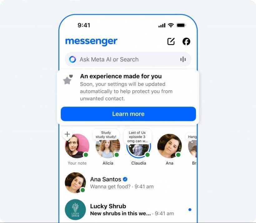 Meta Expands Teen Accounts Worldwide on Facebook and Messenger
