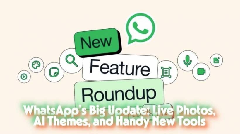 WhatsApp’s Big Update: Live Photos, AI Themes, and Handy New Tools
