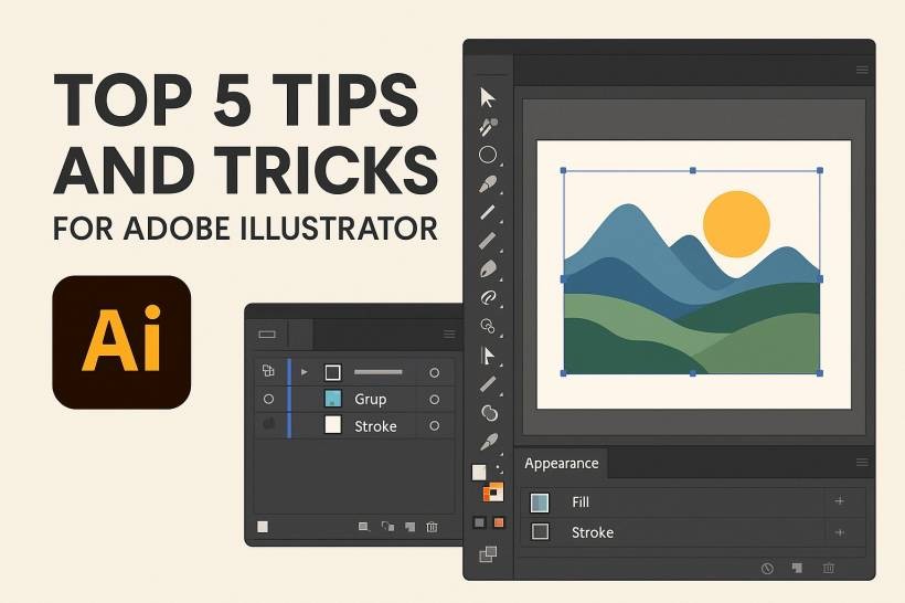 Top 5 Tips and Tricks to Master Adobe Illustrator