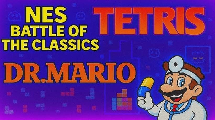 Dr. Mario & Tetris (SNES) – Two Puzzle Legends, One Classic Cartridge