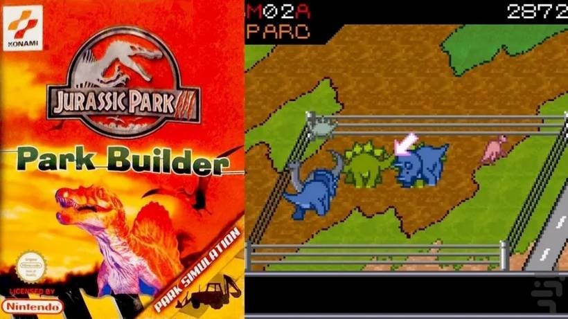 Jurassic Park III: Park Builder (GBA) – Build, Manage, and Survive the Ultimate Dinosaur Park