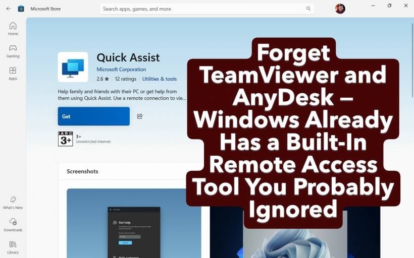 Forget TeamViewer and AnyDesk — Windows Already Has a Built-In Remote Access Tool You Probably Ignored