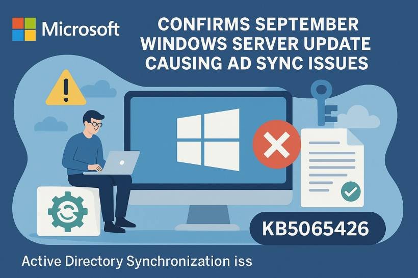 Microsoft Confirms September Windows Server Update Causing Active Directory Sync Issues