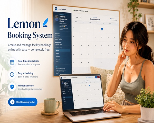 Booking System preview